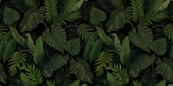 Motif de feuilles vertes Motif de feuilles vertes