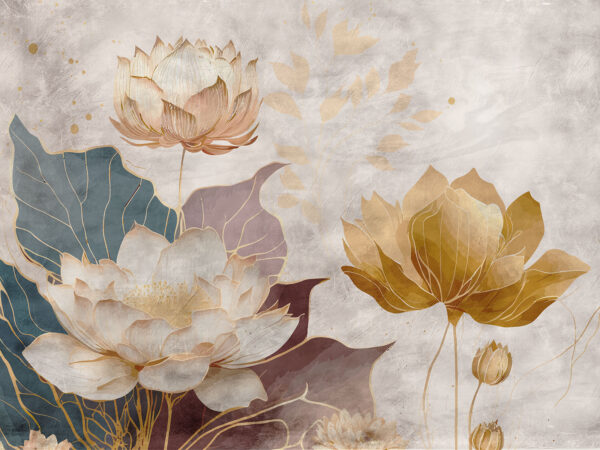 Peinture de fleurs et de feuilles Peinture de fleurs et de feuilles