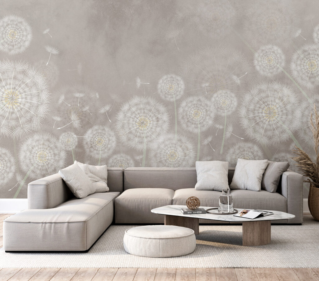 Group of dandelions Group of dandelions