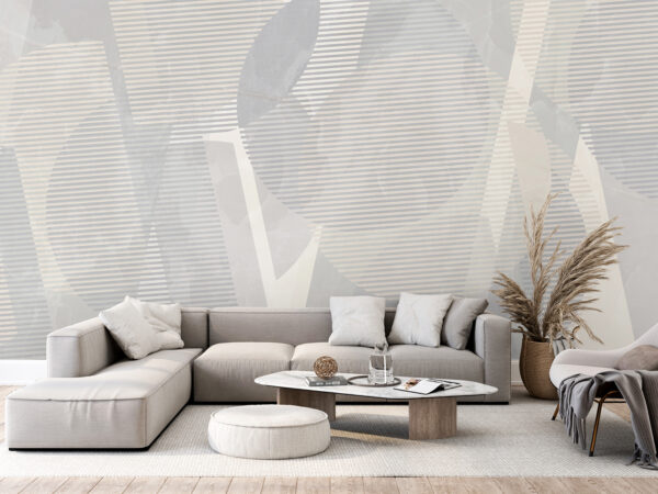 Art abstrait gris et blanc Art abstrait gris et blanc