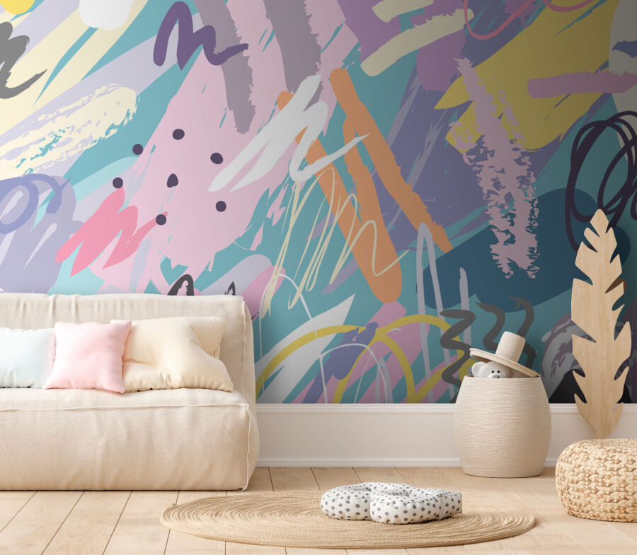Éclaboussures de peinture colorée Éclaboussures de peinture colorée