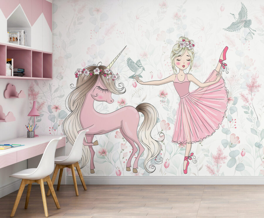 Licorne et fille