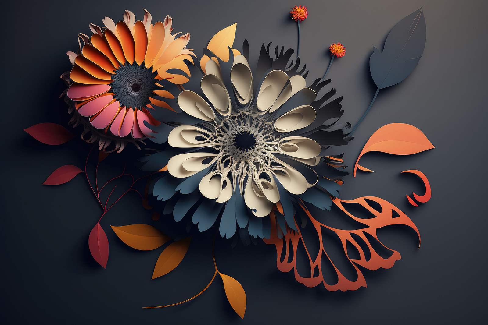 Un papier à découper des fleurs u94976p - Un papier à découper des fleurs - tegory
