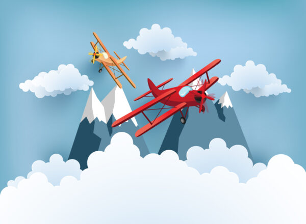 Deux avions volant dans les airs u94843p 600x440 - Deux avions volant dans les airs