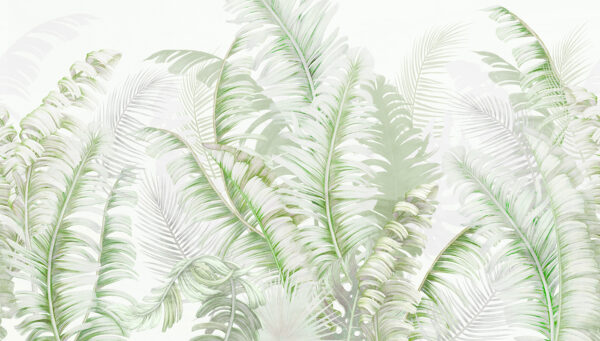 Lush green leaves in harmony Lush green leaves in harmony