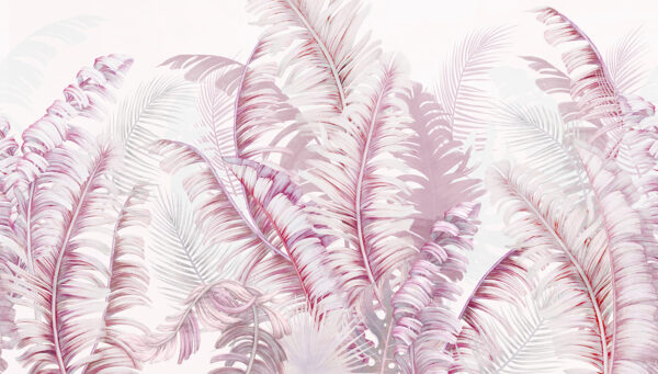 Soft pink foliage in gentle hues Soft pink foliage in gentle hues