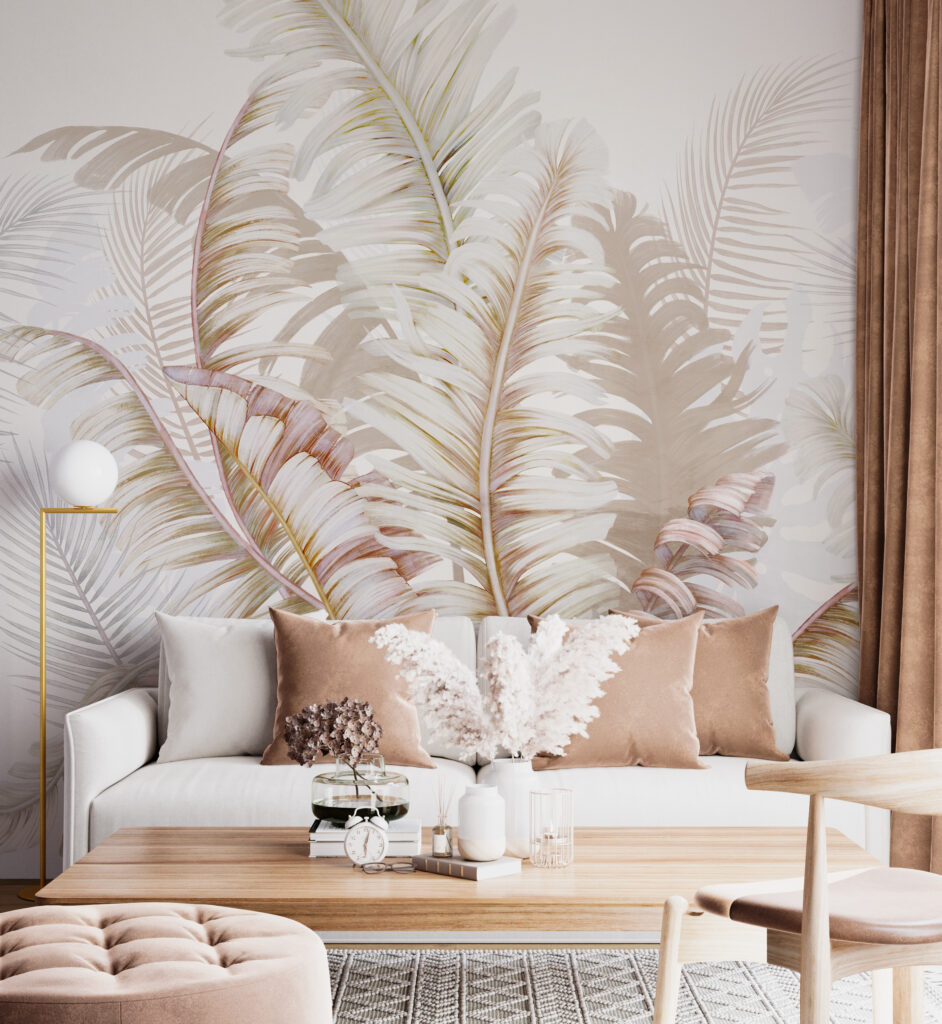 Soft foliage in delicate tones Soft foliage in delicate tones