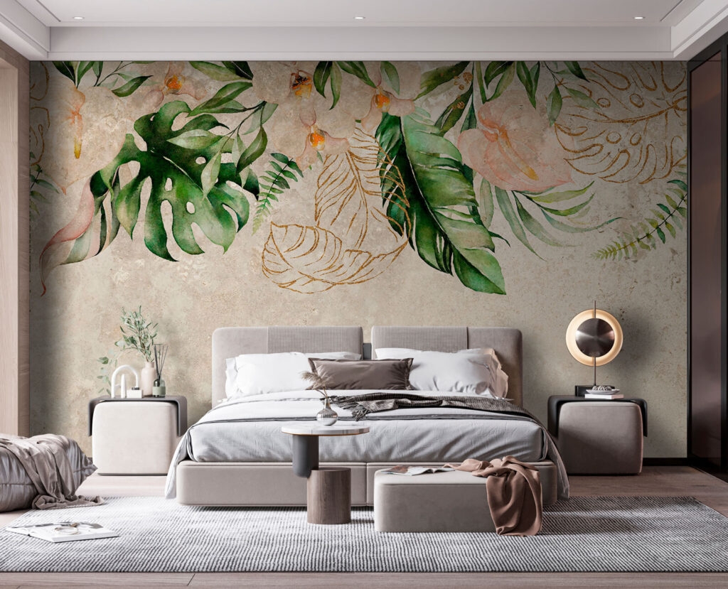 Elegant botanical design with soft hues