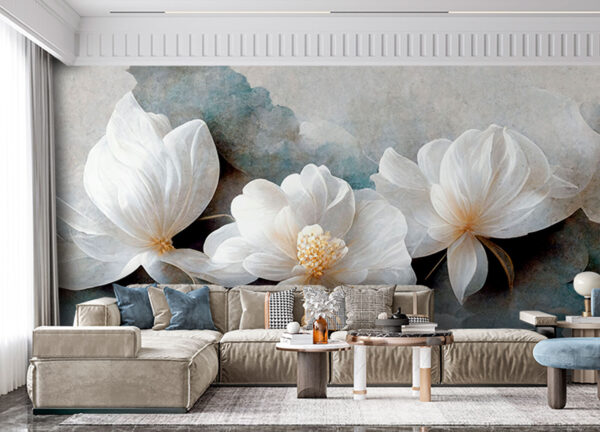 Groupe de fleurs blanches Groupe de fleurs blanches