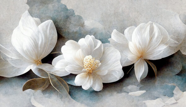 Groupe de fleurs blanches Groupe de fleurs blanches