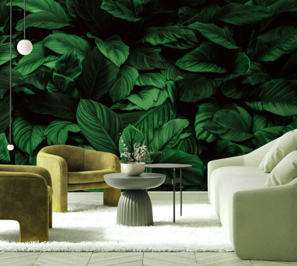 Grandes feuilles vertes Grandes feuilles vertes