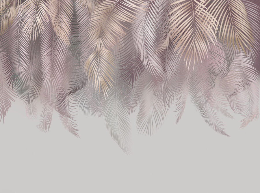 Feuilles délicates dans des tons pastel. Feuilles délicates dans des tons pastel.