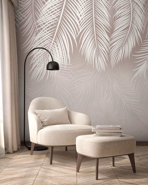 Feuilles blanches sur fond blanc Feuilles blanches sur fond blanc