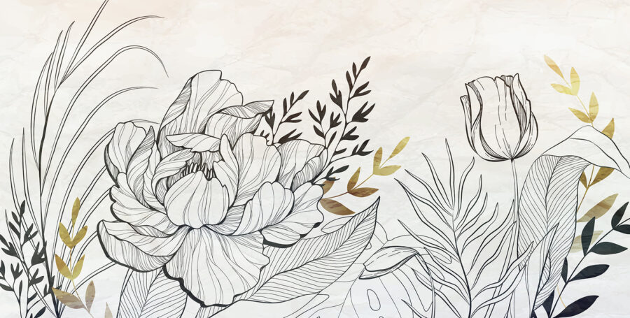 Dessin d'une fleur