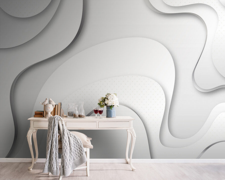 Fond blanc et gris