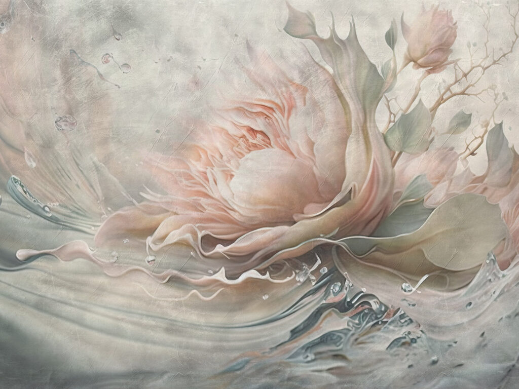 Peinture d'une fleur Peinture d'une fleur
