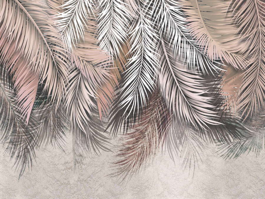 Groupe de feuilles de palmier