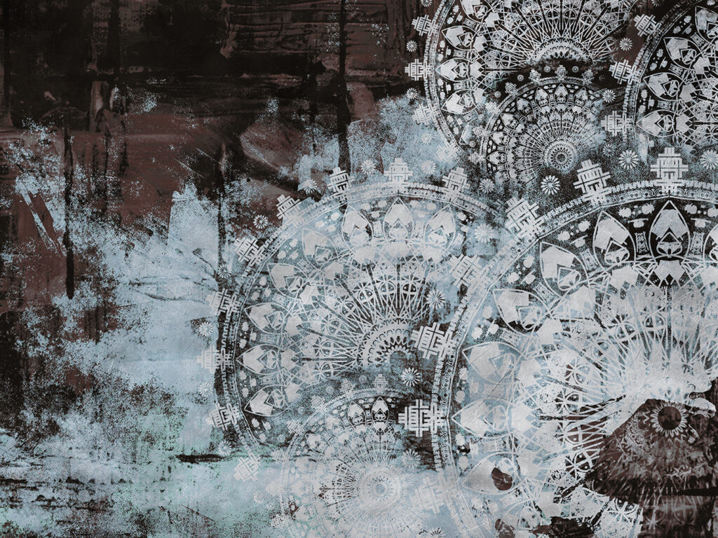 Motifs abstraits dans des couleurs sourdes Motifs abstraits dans des couleurs sourdes