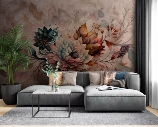 Peinture de fleurs et de feuilles Peinture de fleurs et de feuilles