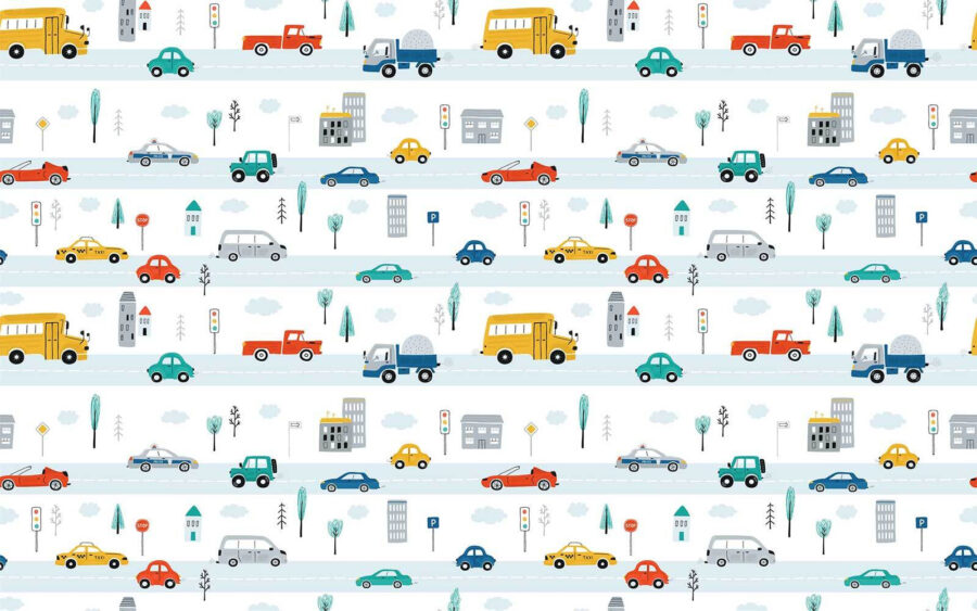 Modèle de voitures et de camions