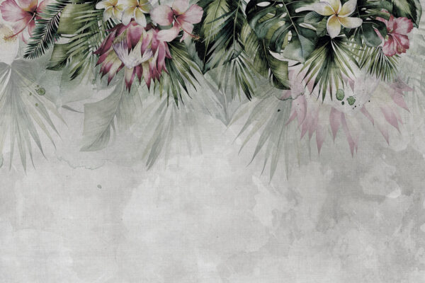 Peinture de fleurs et de feuilles Peinture de fleurs et de feuilles
