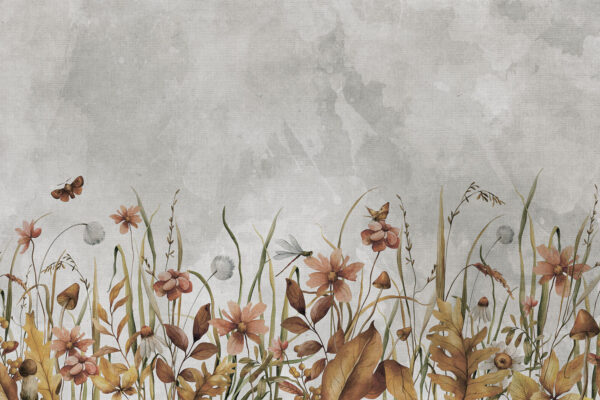 Peinture de fleurs et d'herbe Peinture de fleurs et d'herbe