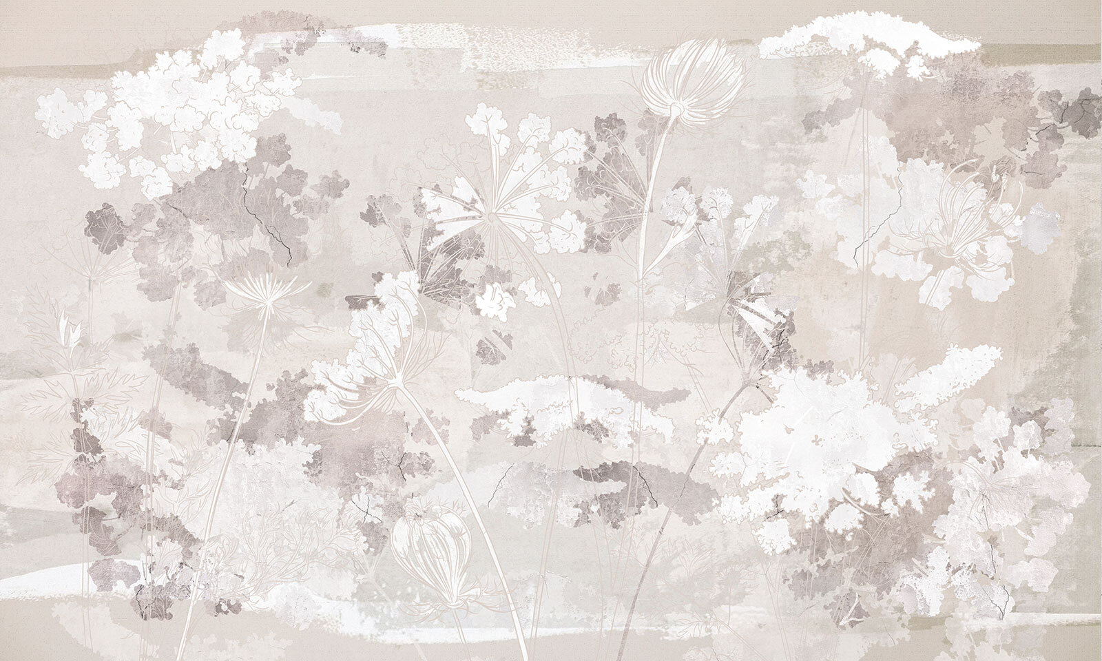 Motif floral blanc et gris u93665p - Motif floral blanc et gris - tegory