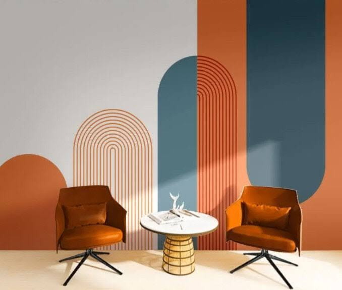 Art coloré avec des lignes Art coloré avec des lignes
