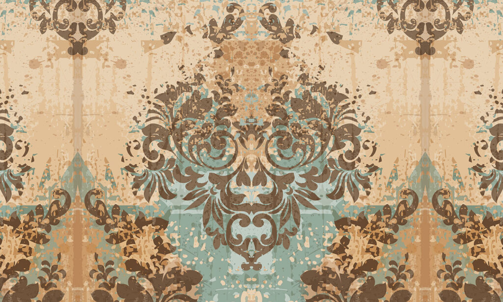 Motifs complexes dans des tons terreux Motifs complexes dans des tons terreux