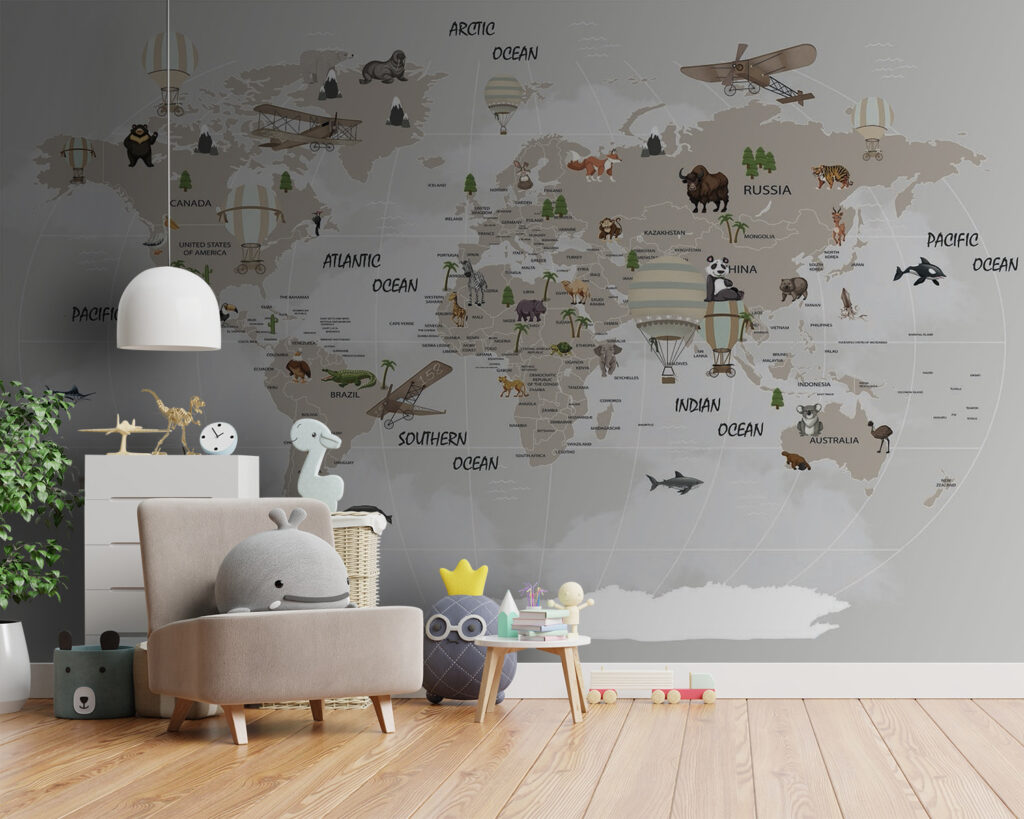 Carte du monde avec animaux u93386pir146m 1024x819 - Carte du monde avec animaux - tegory
