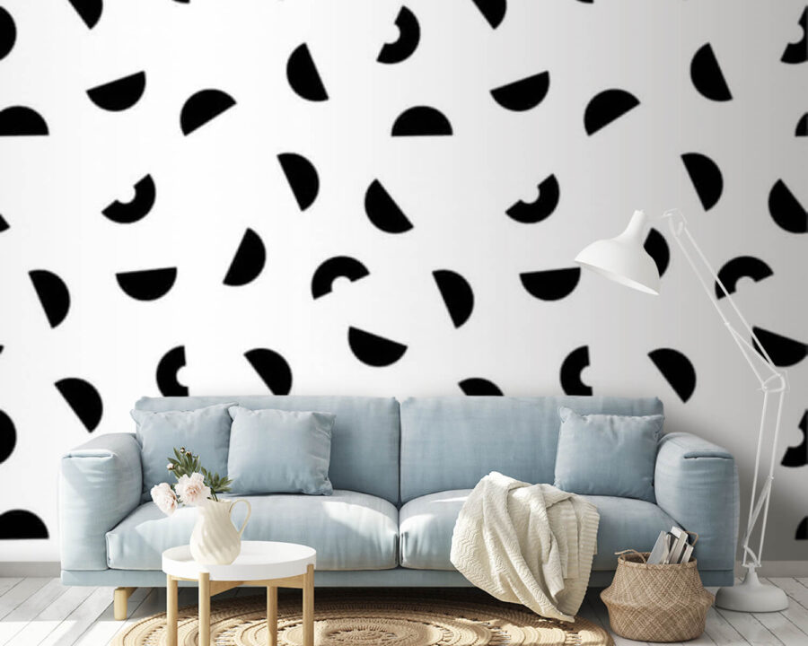 Motif noir et blanc Motif noir et blanc