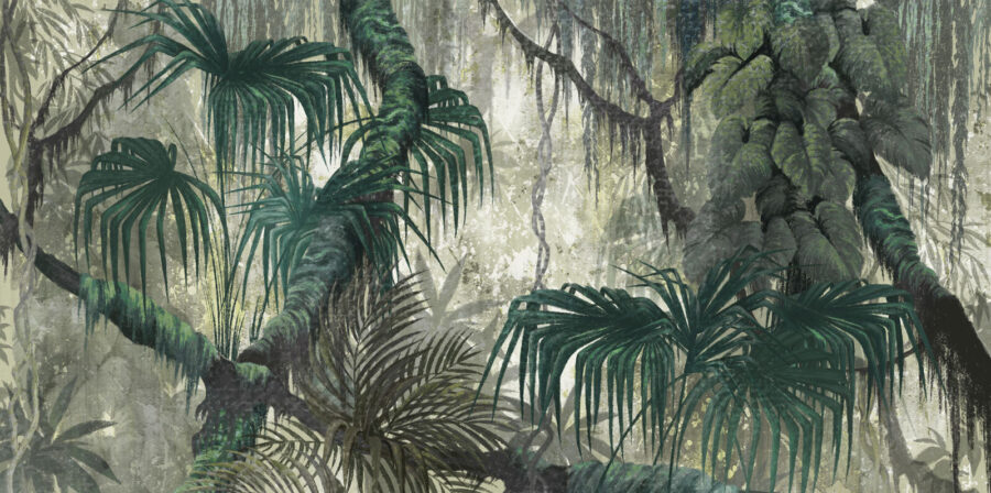 Peinture d'une forêt Peinture d'une forêt