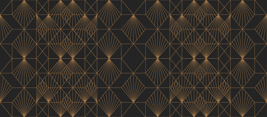 Papier peint Élégant motif géométrique métallique – Image 4