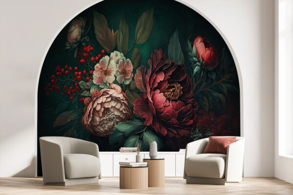 Peinture de fleurs et de feuilles Peinture de fleurs et de feuilles