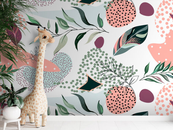 Motif des feuilles et des fruits Motif des feuilles et des fruits