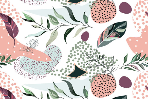 Motif des feuilles et des fruits Motif des feuilles et des fruits