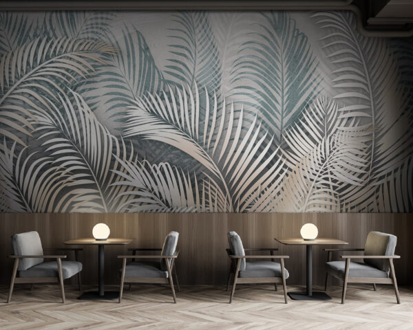 Groupe de feuilles sur un mur Groupe de feuilles sur un mur