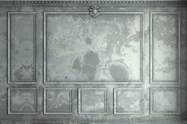 Mur gris avec carreaux carrés Mur gris avec carreaux carrés
