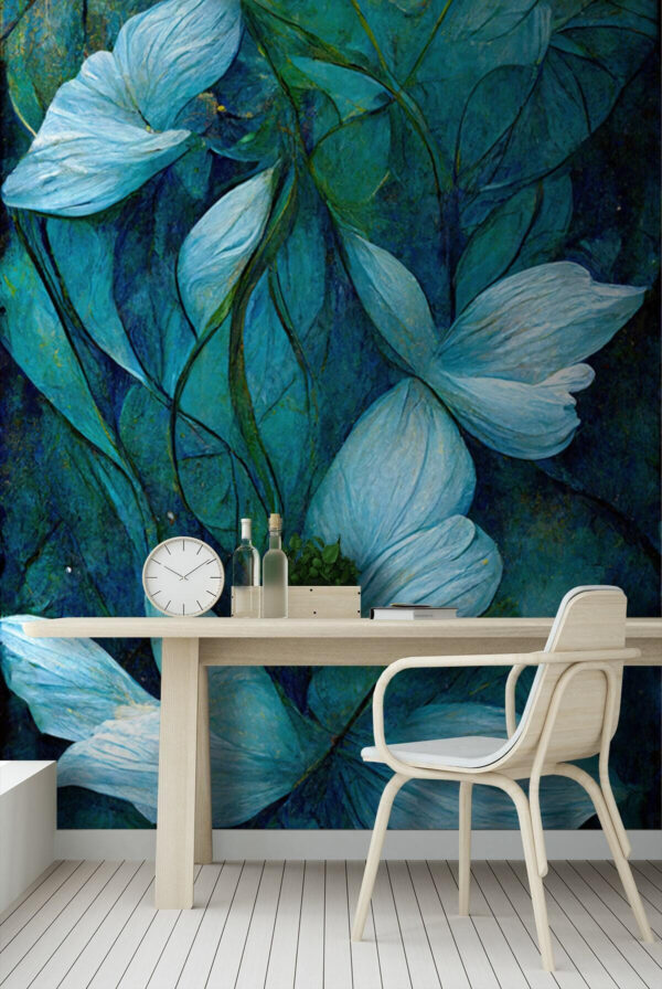 Peinture de fleurs et de feuilles Peinture de fleurs et de feuilles