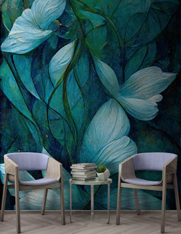 Peinture de fleurs et de feuilles Peinture de fleurs et de feuilles