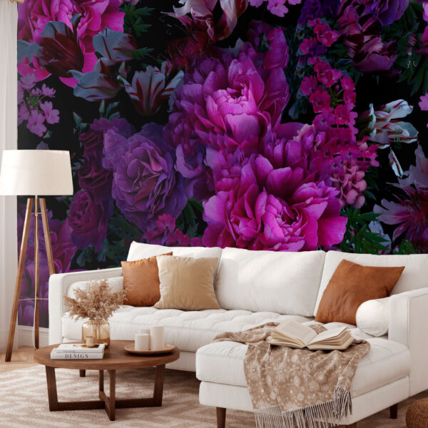 Groupe de fleurs violettes Groupe de fleurs violettes