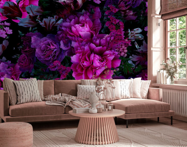 Groupe de fleurs violettes Groupe de fleurs violettes