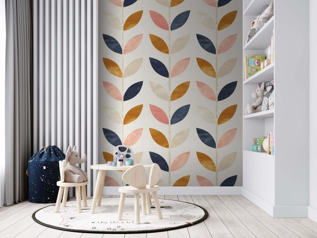 Motif de feuilles colorées u72184pir1m 1024x768 - Motif de feuilles colorées - tegory