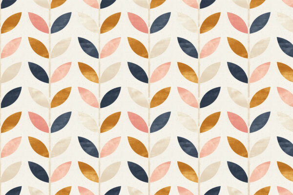 Motif de feuilles colorées Motif de feuilles colorées