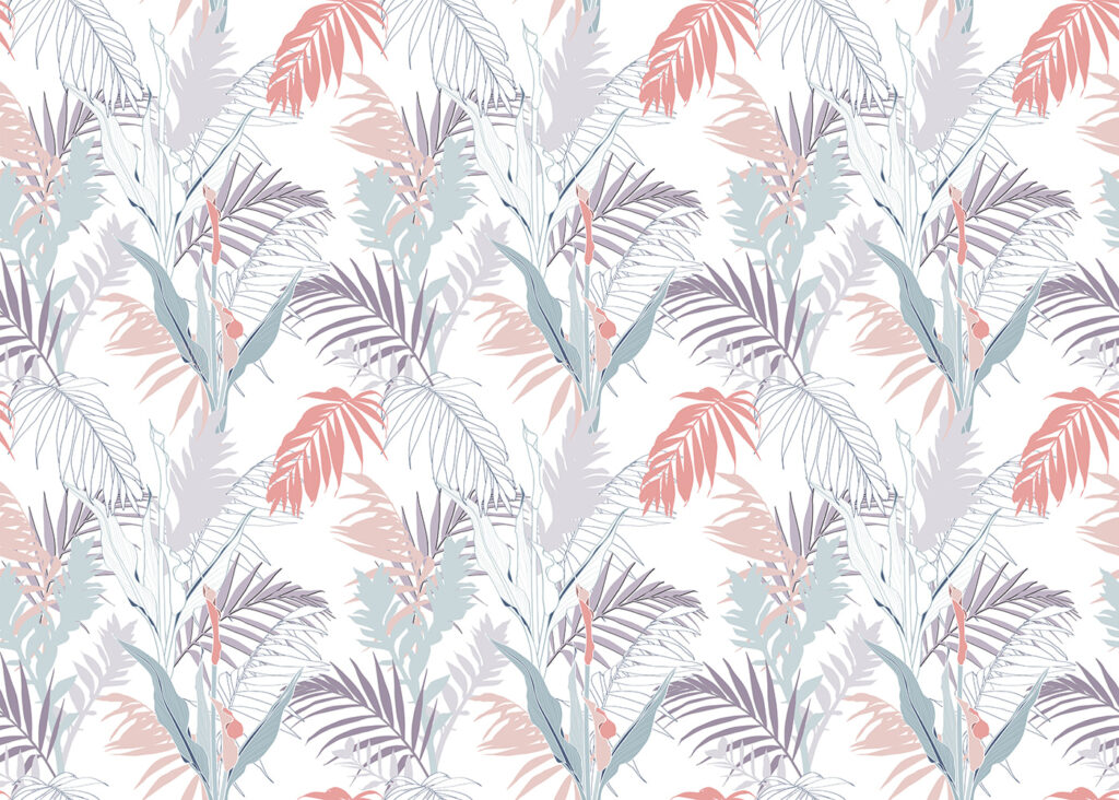 Motif des feuilles et des plantes Motif des feuilles et des plantes