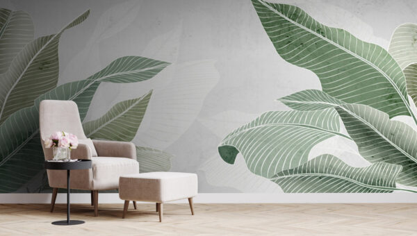 Des verts doux et des textures apaisantes Des verts doux et des textures apaisantes
