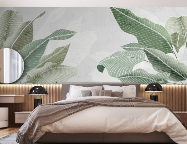 Des verts doux et des textures apaisantes Des verts doux et des textures apaisantes