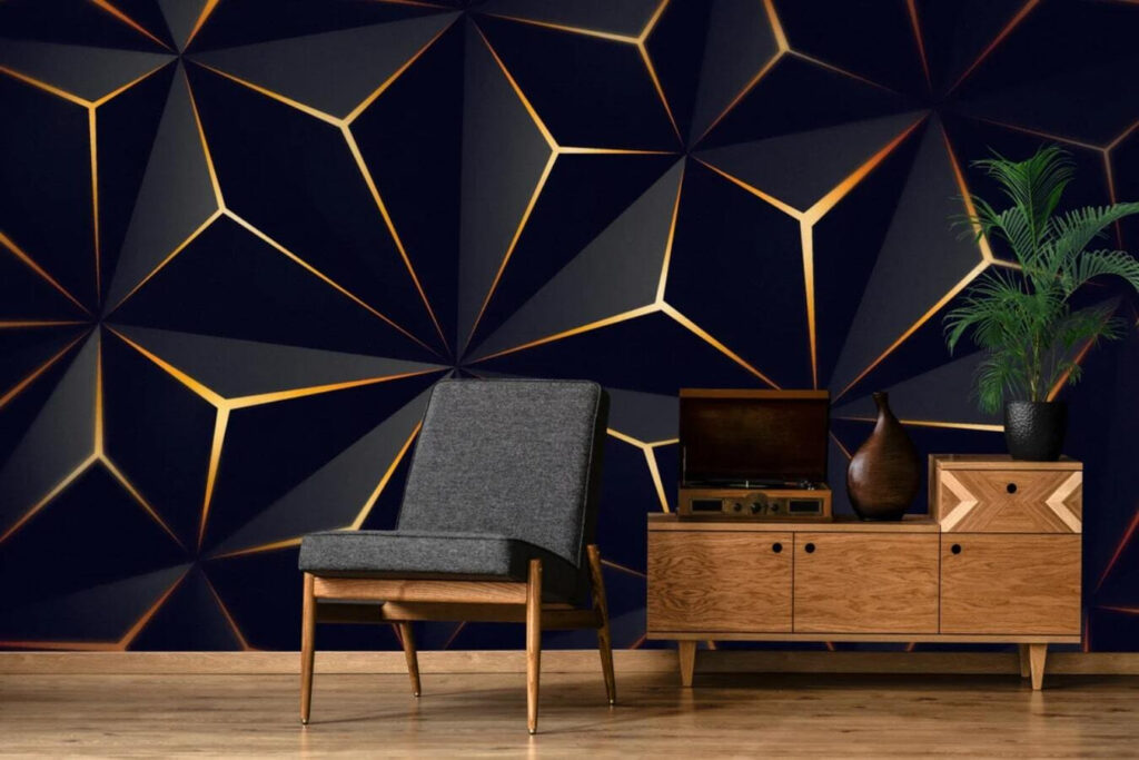 Black triangle pattern