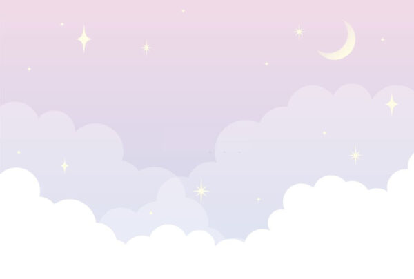 Une lune et des nuages dans le ciel Une lune et des nuages dans le ciel