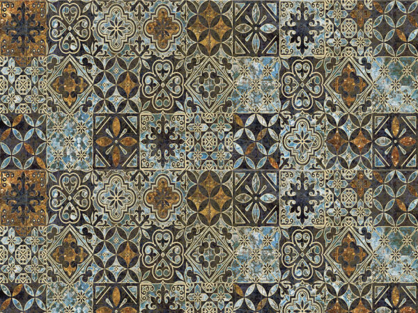 Motif de carreaux colorés Motif de carreaux colorés
